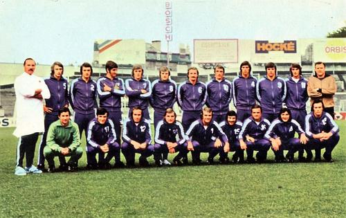 1975-76 FKS Euro Soccer Postcards #NNO Anderlecht Front