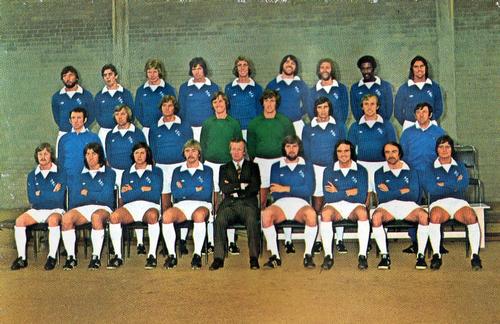 1975-76 FKS Euro Soccer Postcards #NNO Everton Front
