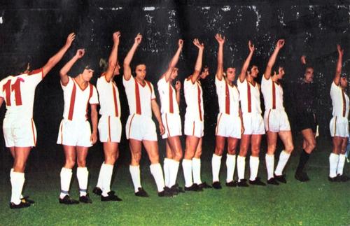 1975-76 FKS Euro Soccer Postcards #NNO Stal Mielec Front