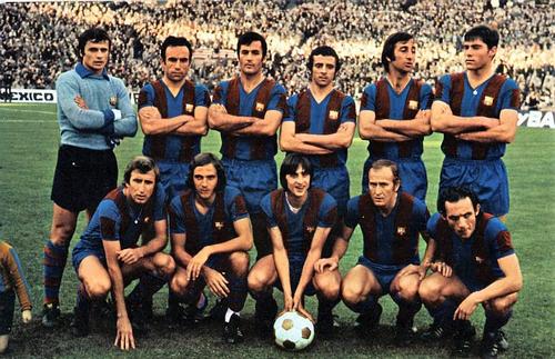 1975-76 FKS Euro Soccer Postcards #NNO Barcelona Front