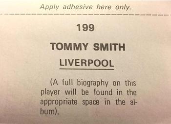 1976-77 FKS Soccer Stars #199 Tommy Smith Back