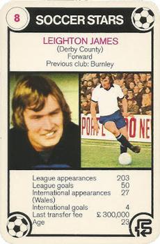 1976-77 FKS Soccer Stars Trump Cards #8 Leighton James Front