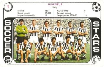1977-78 FKS Trump Soccer Stars Series Two #1 Juventus Front