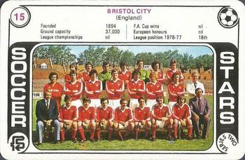 1977-78 FKS Trump Soccer Stars Series Two #15 Bristol City Front