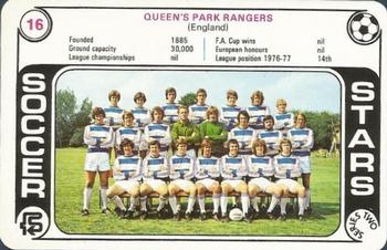 1977-78 FKS Trump Soccer Stars Series Two #16 Queens Park Rangers Front