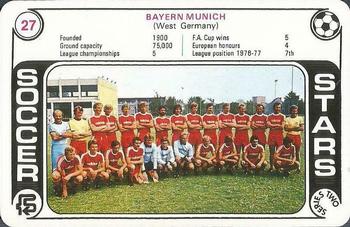 1977-78 FKS Trump Soccer Stars Series Two #27 Bayern Munich Front