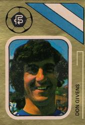 1978 FKS Publishers Soccer Stars Golden Collection #41 Don Givens Front