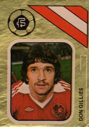 1978 FKS Publishers Soccer Stars Golden Collection #60 Don Gillies Front