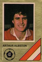 1978 FKS Publishers Soccer Stars Golden Collection #184 Arthur Albiston Front