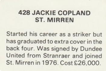 1979-80 FKS Publishers Soccer Stars 80 #428 Jackie Copland Back