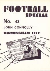 1977-78 Americana Football Special #43 John Connolly Back