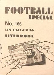1977-78 Americana Football Special #166 Ian Callaghan Back