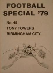 1978-79 Americana Football Special 79 #45 Tony Towers Back