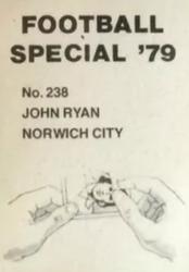 1978-79 Americana Football Special 79 #238 John Ryan Back