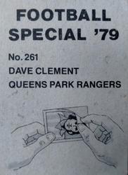1978-79 Americana Football Special 79 #261 Dave Clement Back