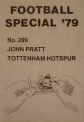 1978-79 Americana Football Special 79 #299 John Pratt Back