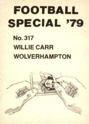 1978-79 Americana Football Special 79 #317 Willie Carr Back