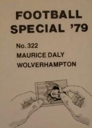 1978-79 Americana Football Special 79 #322 Maurice Daly Back