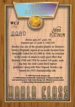 1998 Futera Chelsea World Class #WC1 Roy Bentley Back