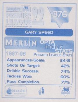 1998-99 Merlin Premier League 99 #376 Gary Speed Back