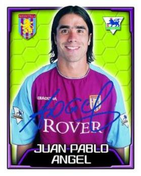 2003-04 Merlin F.A. Premier League 2004 #53 Juan Pablo Angel Front