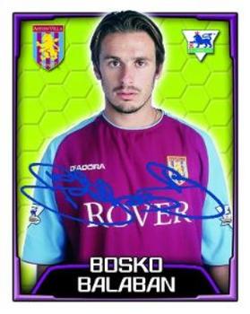 2003-04 Merlin F.A. Premier League 2004 #54 Bosko Balaban Front