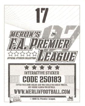 2006-07 Merlin F.A. Premier League 2007 #17 Cesc Fabregas Back