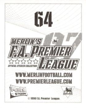 2006-07 Merlin F.A. Premier League 2007 #64 Aaron Mokoena Back