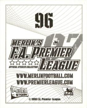2006-07 Merlin F.A. Premier League 2007 #96 Joey O'Brien Back