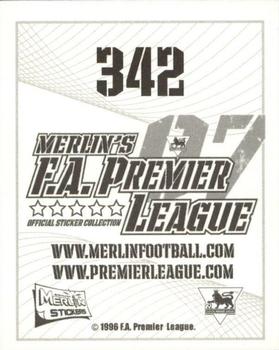 2006-07 Merlin F.A. Premier League 2007 #342 Nicky Butt Back