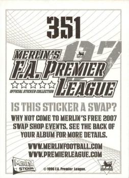 2006-07 Merlin F.A. Premier League 2007 #351 Sol Campbell Back
