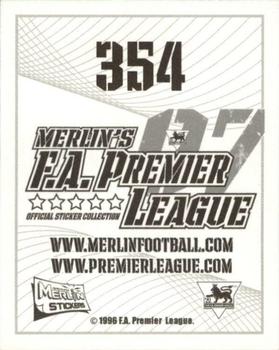 2006-07 Merlin F.A. Premier League 2007 #354 Linvoy Primus Back