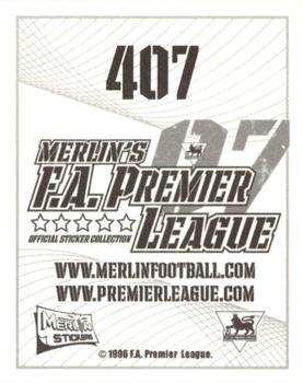 2006-07 Merlin F.A. Premier League 2007 #407 Chris Morgan Back