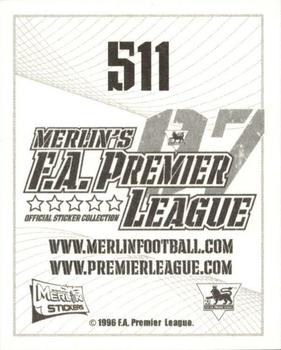2006-07 Merlin F.A. Premier League 2007 #511 Matt Jackson Back
