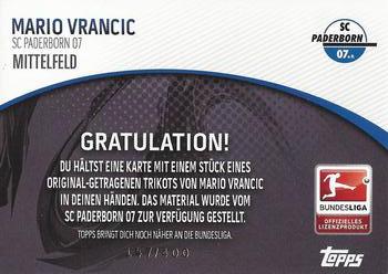 2014-15 Topps Chrome Bundesliga - Relics #T-MV Mario Vrancic Back