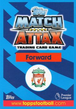 2017-18 Topps Match Attax Premier League Extra - Extra Boost #UC17 Roberto Firmino Back