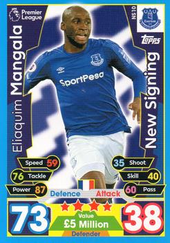 2017-18 Topps Match Attax Premier League Extra - New Signing #NS10 Eliaquim Mangala Front