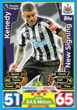 2017-18 Topps Match Attax Premier League Extra - New Signing #NS19 Kenedy Front