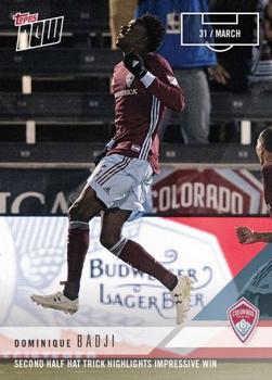 2018 Topps Now MLS #16 Dominique Badji Front