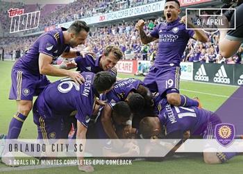 2018 Topps Now MLS #18 Orlando City SC Front
