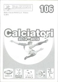 2014-15 Panini Calciatori Stickers #106 3a Divisa Chievo Verona Back
