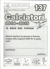 2014-15 Panini Calciatori Stickers #137 Gonzalo Rodriguez Back