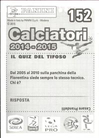 2014-15 Panini Calciatori Stickers #152 Giuseppe Rossi Back