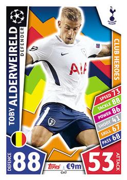 2017-18 Topps Match Attax UEFA Champions League - Club Heroes #CH7 Toby Alderweireld Front