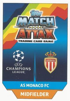 2017-18 Topps Match Attax UEFA Champions League - New Signings #NS10 Youri Tielemans Back