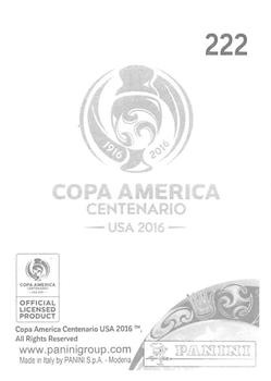 2016 Panini Copa America Centenario Stickers #222 Javier Aquino Back