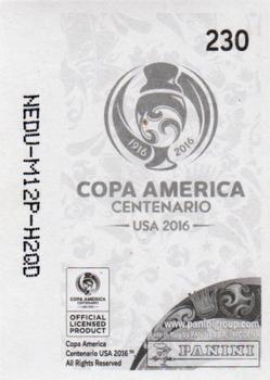 2016 Panini Copa America Centenario Stickers #230 Uruguay Logo Back