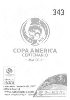 2016 Panini Copa America Centenario Stickers #343 Jorge Valdivia Back