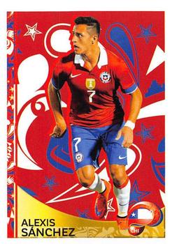 2016 Panini Copa America Centenario Stickers #407 Alexis Sanchez Front