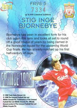 1998 Futera Liverpool - France 1998 #5 Stig Inge Bjornebye Back